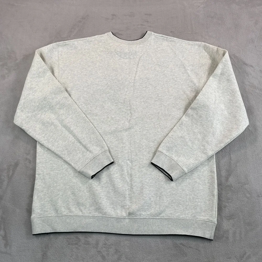 Vintage Croft Barrow Sweatshirt Men XLT Tall Oat Heather Embroidered‎ Deer NWT
